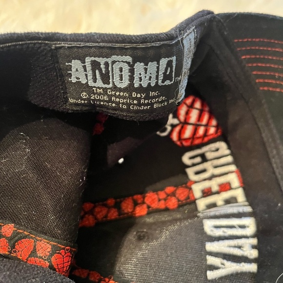 Green Day American Idiot Fitted Baseball cap ,official Merchandise Mint 2006 - Picture 3 of 3